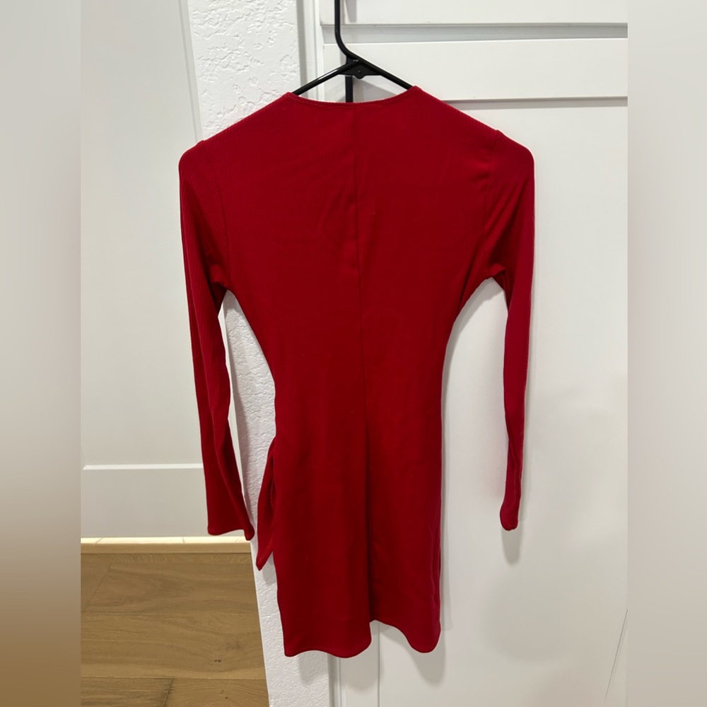 Reformation Red Mini Dress - Picture 4 of 6